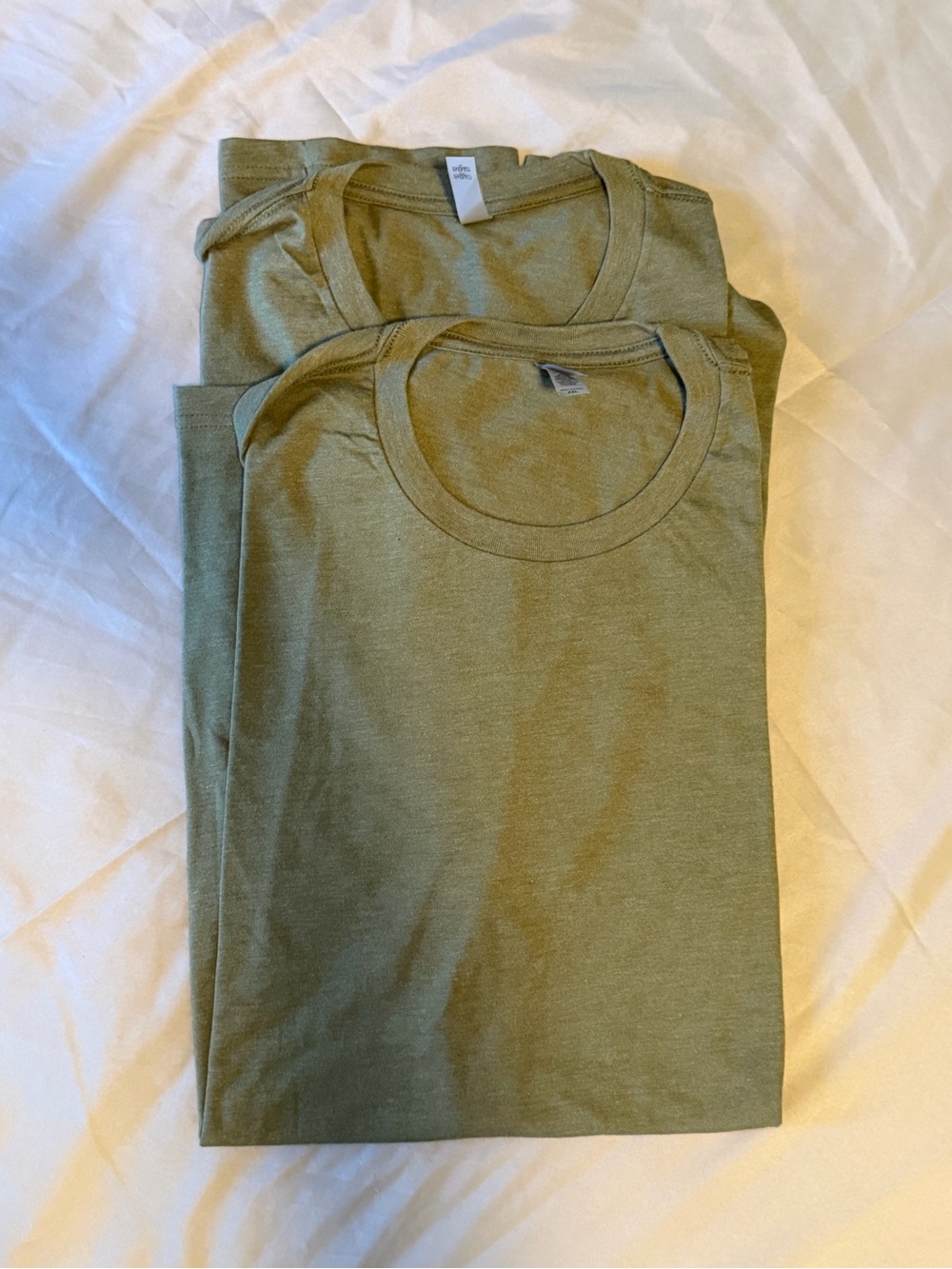 Next Level Apparel Olive Green Short Sleeve Crew Neck Tee